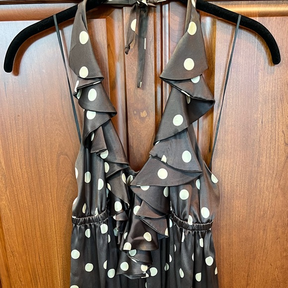 Susana Monaco Brown Polka Dot Dress - Picture 3 of 3
